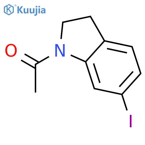 1-Acetyl-6-iodoindoline structure