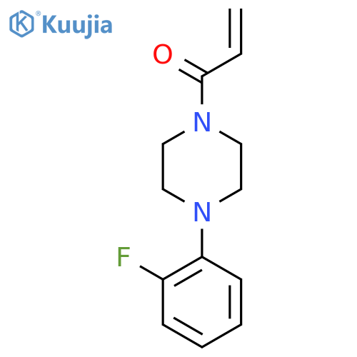 1-[4-(2-Fluorophenyl)piperazin-1-yl]prop-2-en-1-one structure