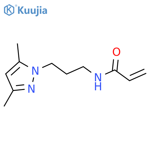 N-[3-(3,5-Dimethyl-1H-pyrazol-1-yl)propyl]-2-propenamide structure