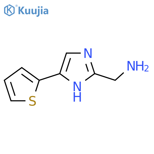 4-(thiophen-2-yl)-1H-imidazol-2-ylmethanamine structure