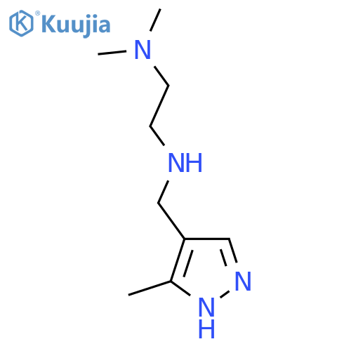 2-(dimethylamino)ethyl(3-methyl-1H-pyrazol-4-yl)methylamine structure