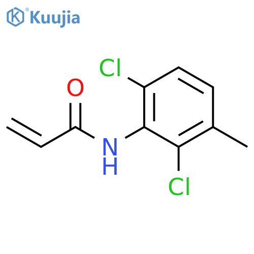 N-(2,6-dichloro-3-methylphenyl)prop-2-enamide structure