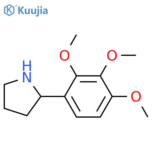2-(2,3,4-trimethoxyphenyl)pyrrolidine structure