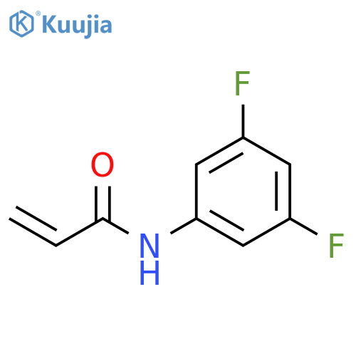 N-(3,5-difluorophenyl)prop-2-enamide structure