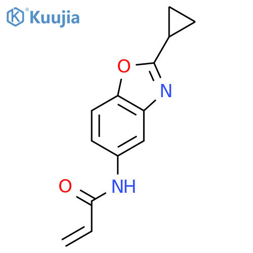 N-(2-Cyclopropylbenzo[d]oxazol-5-yl)acrylamide structure