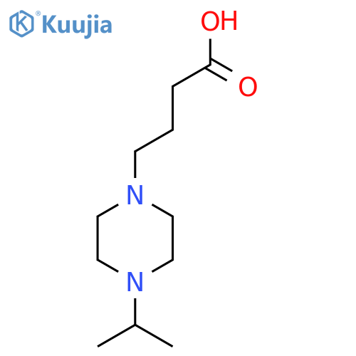 4-4-(propan-2-yl)piperazin-1-ylbutanoic acid structure