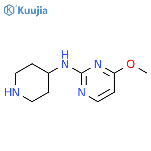 4-methoxy-N-(piperidin-4-yl)pyrimidin-2-amine structure