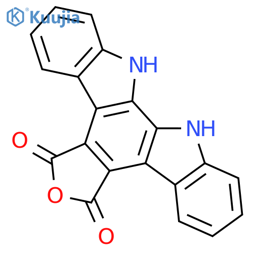 6,7,12,13-tetrahydro-5,7-dioxo-5H-indolo[2,3-a]furo[3,4-c]carbazole structure