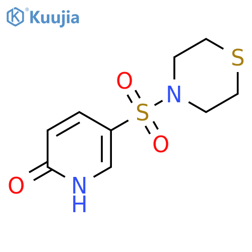 5-(Thiomorpholine-4-sulfonyl)-1H-pyridin-2-one structure