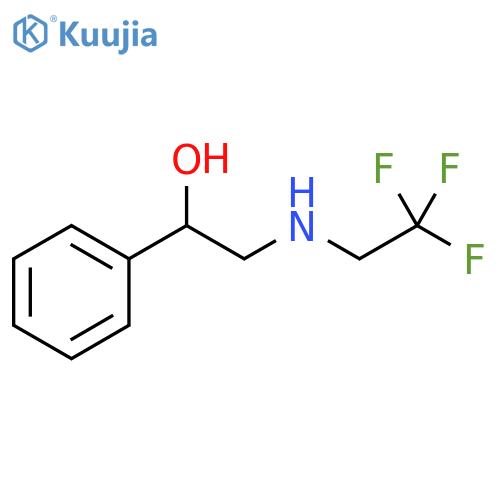 1-phenyl-2-(2,2,2-trifluoroethyl)aminoethan-1-ol structure