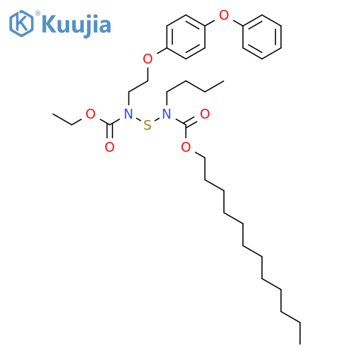 6-Oxa-3-thia-2,4-diazaoctadecanoicacid, 4-butyl-5-oxo-2-[2-(4-phenoxyphenoxy)ethyl]-, ethyl ester structure