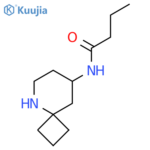N-{5-azaspiro3.5nonan-8-yl}butanamide structure
