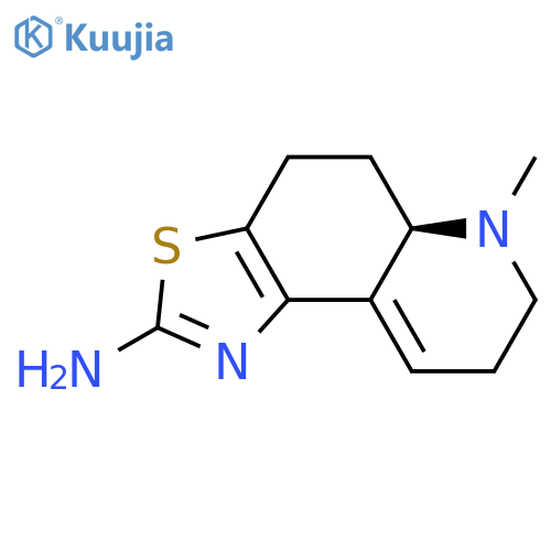 Thiazolo[4,5-f]quinolin-2-amine,4,5,5a,6,7,8-hexahydro-6-methyl-, (R)- (9CI) structure