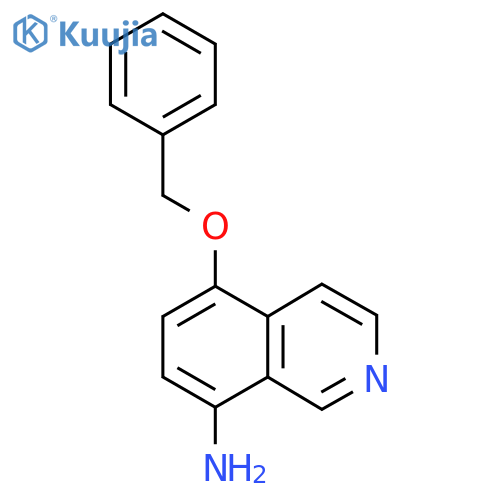 5-(Benzyloxy)isoquinolin-8-amine structure
