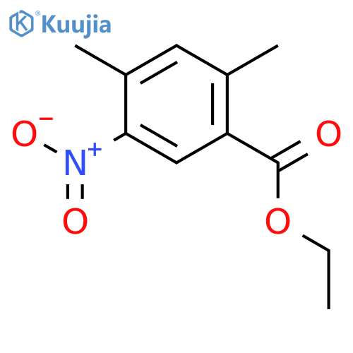 Ethyl 2,4-dimethyl-5-nitrobenzoate structure