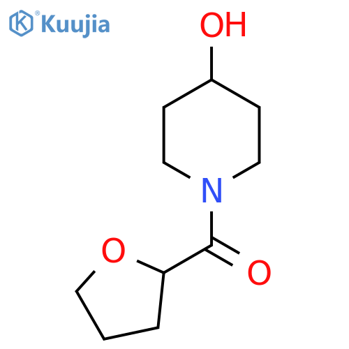 1-(Oxolane-2-carbonyl)piperidin-4-ol structure