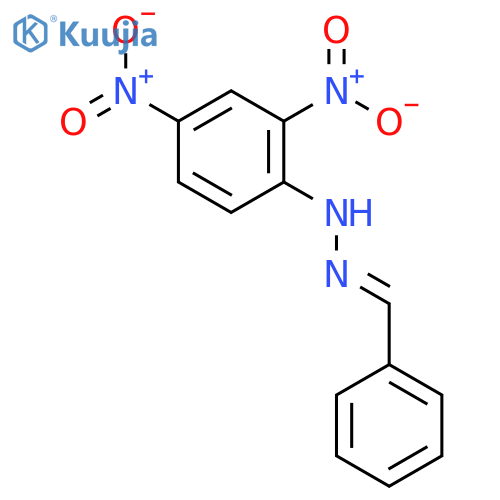 Benzaldehyde-\u200b2,\u200b4-\u200bdinitrophenylhydrazo\u200bne structure