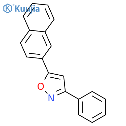 Isoxazole, 5-(2-naphthalenyl)-3-phenyl- structure