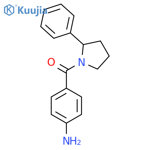 4-(2-Phenylpyrrolidine-1-carbonyl)aniline structure