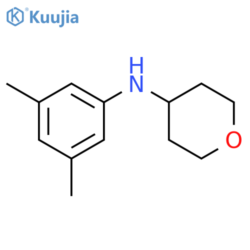 N-(3,5-dimethylphenyl)oxan-4-amine structure