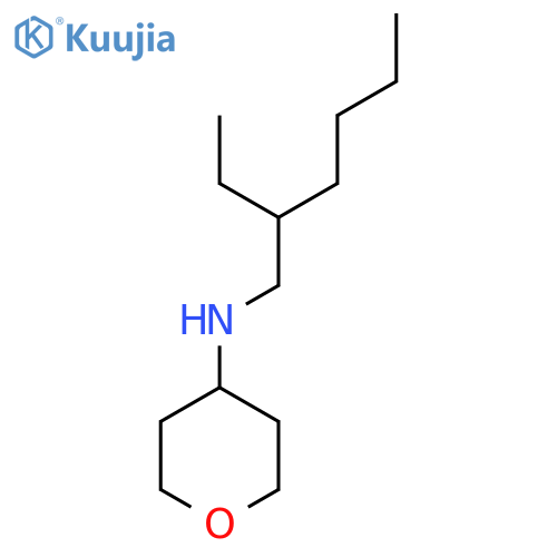 N-(2-ethylhexyl)oxan-4-amine structure