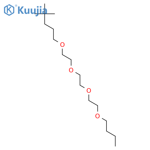 1-[2-[2-(2-butoxyethoxy)ethoxy]ethoxy]-4,4-dimethylpentane structure