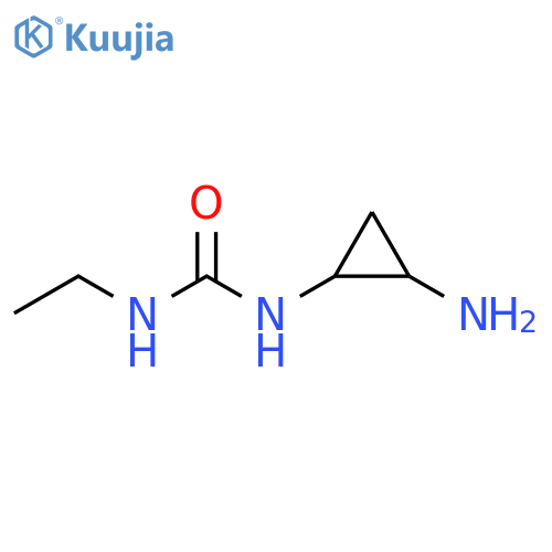 Urea, N-(2-aminocyclopropyl)-N'-ethyl- structure