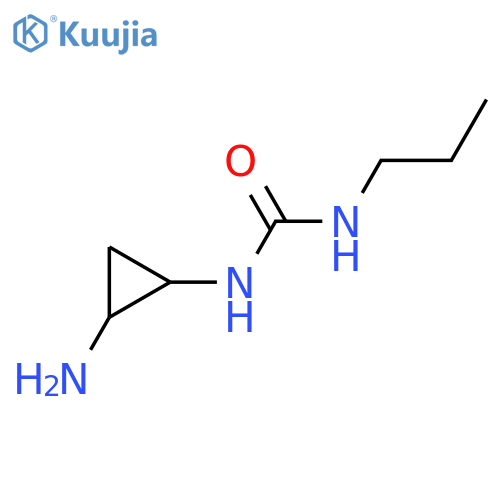 Urea, N-(2-aminocyclopropyl)-N'-propyl- structure