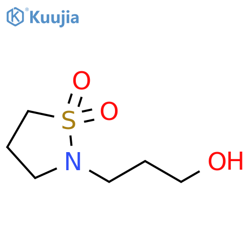 2-(3-hydroxypropyl)-1lambda6,2-thiazolidine-1,1-dione structure