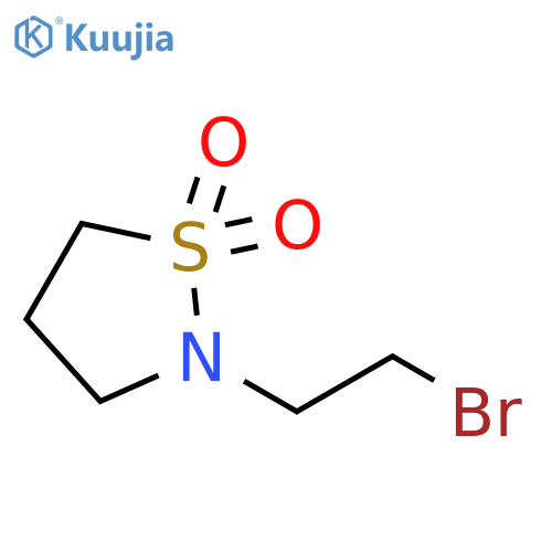 2-(2-bromoethyl)-1,2-thiazolidine-1,1-dione structure