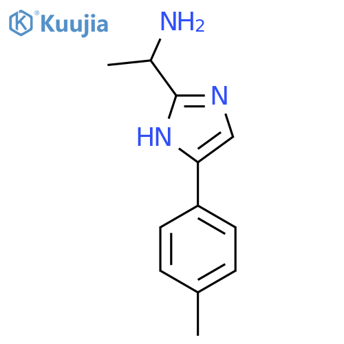 1-5-(4-methylphenyl)-1H-imidazol-2-ylethan-1-amine structure