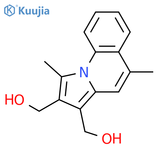 Pyrrolo[1,2-a]quinoline-2,3-dimethanol, 1,5-dimethyl- structure