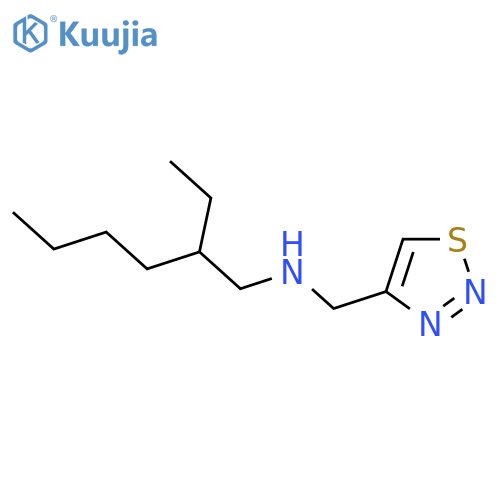 (2-ethylhexyl)(1,2,3-thiadiazol-4-yl)methylamine structure