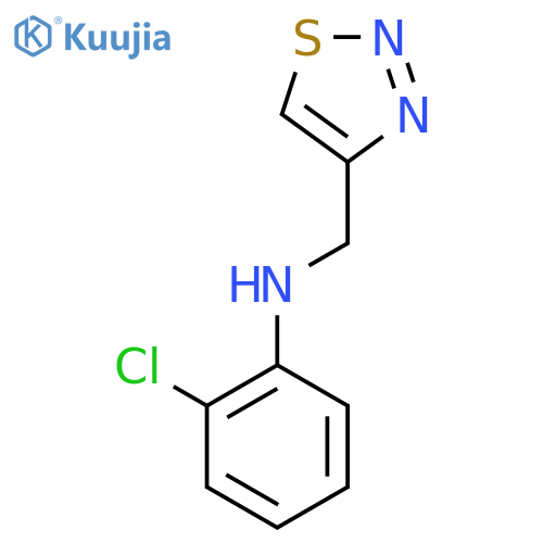 2-chloro-N-(1,2,3-thiadiazol-4-yl)methylaniline structure