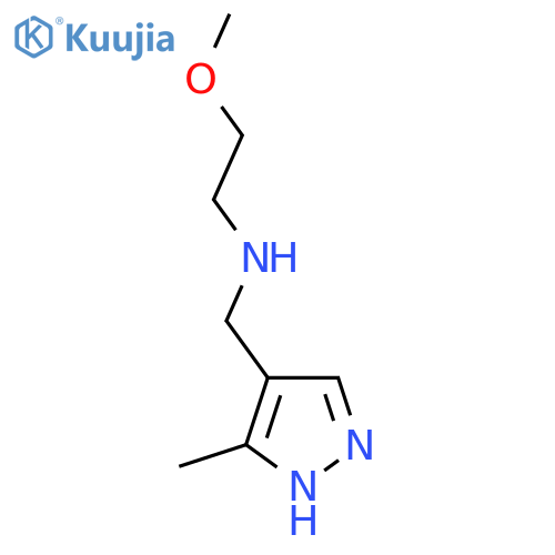 (2-methoxyethyl)(3-methyl-1H-pyrazol-4-yl)methylamine structure