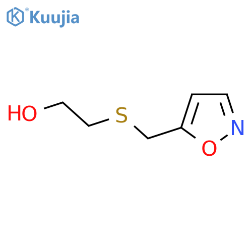 2-(1,2-Oxazol-5-ylmethylsulfanyl)ethanol structure