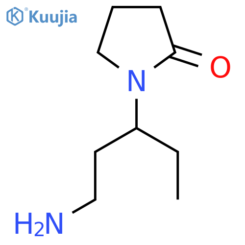 1-(1-Aminopentan-3-yl)pyrrolidin-2-one structure