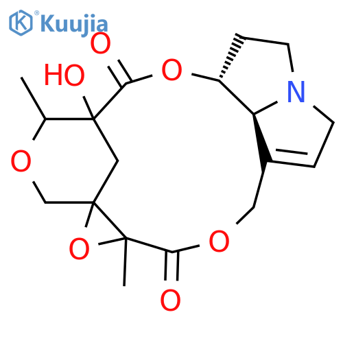 2H-1a,5-Methano-4H-oxireno[12,13][1,5,10]trioxacyclotetradecino[6,7,8-gh]pyrrolizine-6,15(5H,15aH)-dione,7a,8,9,11,12b,13-hexahydro-5-hydroxy-4,15a-dimethyl-, (7aR,12bR)- structure