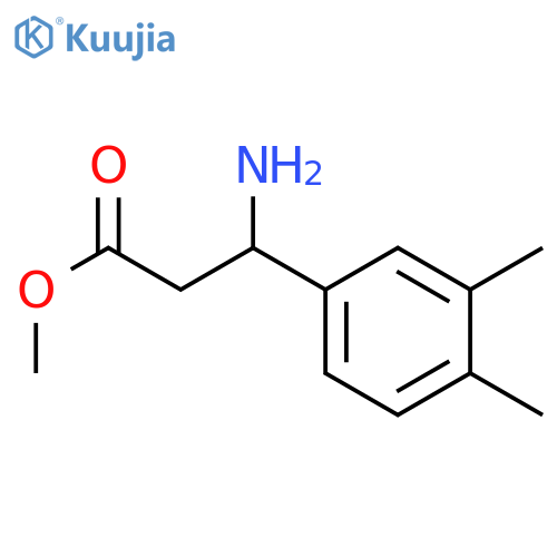 METHYL 3-AMINO-3-(3,4-DIMETHYLPHENYL)PROPANOATE structure