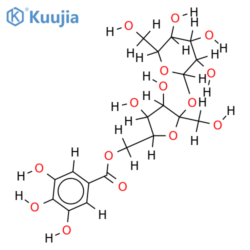 6'-O-Galloylsucrose structure