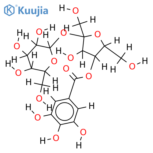 4'-O-Galloylsucrose structure