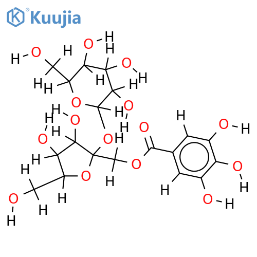 1'-O-Galloylsucrose structure