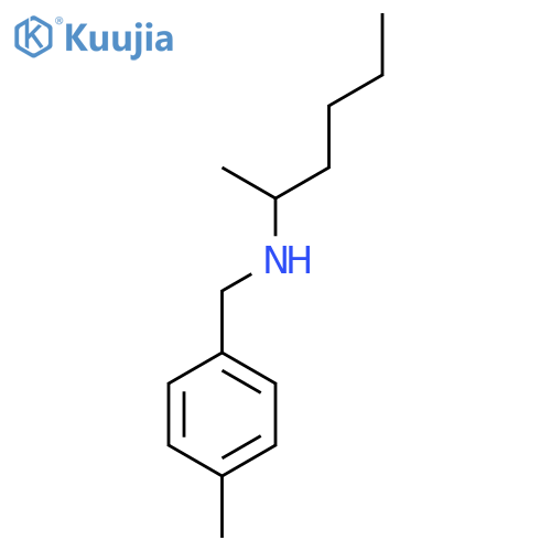 (Hexan-2-yl)[(4-methylphenyl)methyl]amine structure