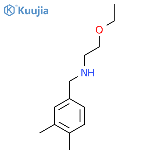 [(3,4-Dimethylphenyl)methyl](2-ethoxyethyl)amine structure