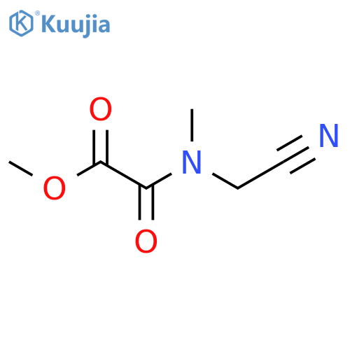 Acetic acid,2-[(cyanomethyl)methylamino]-2-oxo-, methyl ester structure