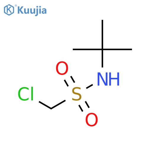 N-tert-butyl-1-chloromethanesulfonamide structure