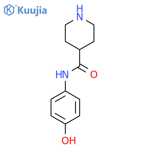 N-(4-hydroxyphenyl)piperidine-4-carboxamide structure