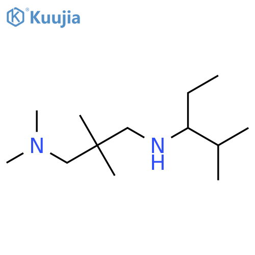 1,3-Propanediamine, N3-(1-ethyl-2-methylpropyl)-N1,N1,2,2-tetramethyl- structure