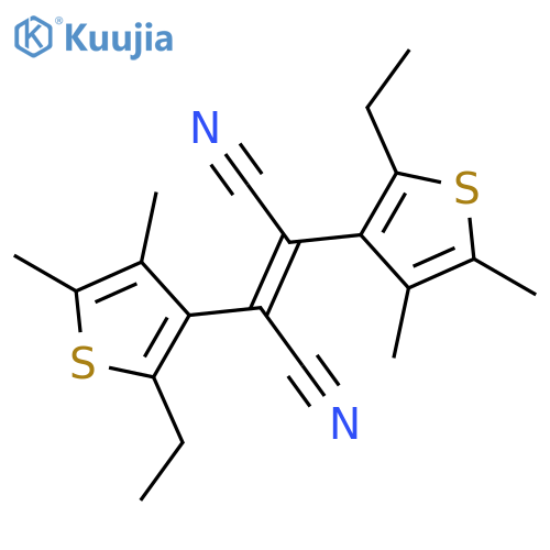 2-Butenedinitrile, 2,3-bis(2-ethyl-4,5-dimethyl-3-thienyl)-, (Z)- structure