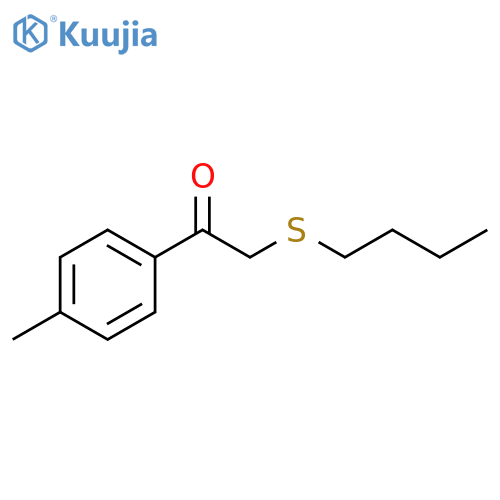 Ethanone, 2-(butylthio)-1-(4-methylphenyl)- structure